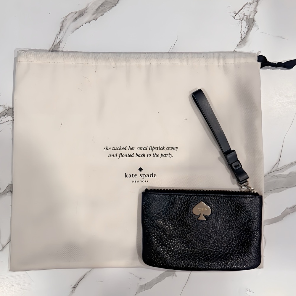Kate Spade Black Wristlet